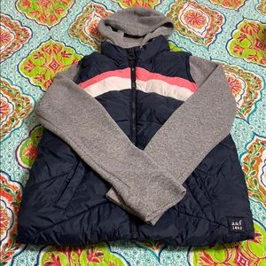 Abercrombie Kids fleece lined puffer girls 13/14